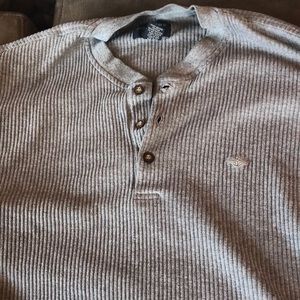 Mens grey sleepwear shirt